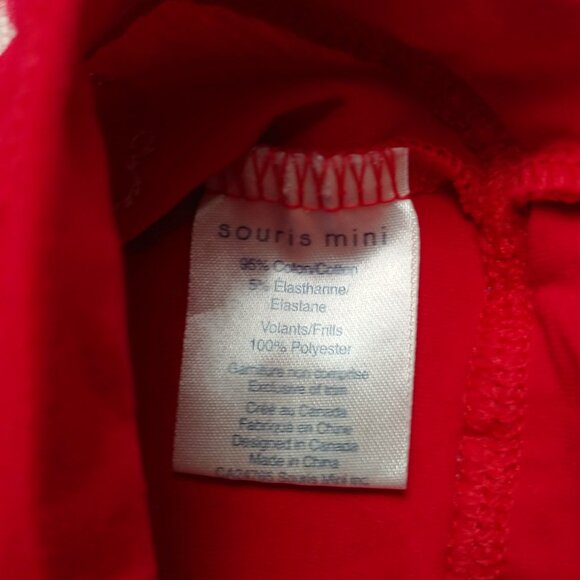 Souris Mini Red Tulle Hem Dress size 9 Months - Picture 10 of 11